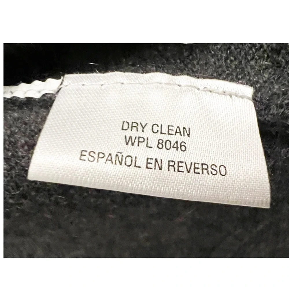 Cashmere Cardigan Dark Heather Gray Sweater Flared Bell Sleeves Women’s Small - Picture 5 of 6
